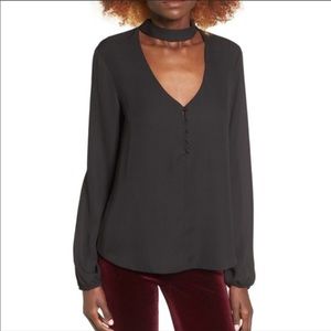 WAYF Cut-out Blouse